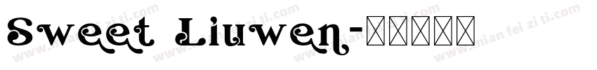 Sweet Liuwen字体转换